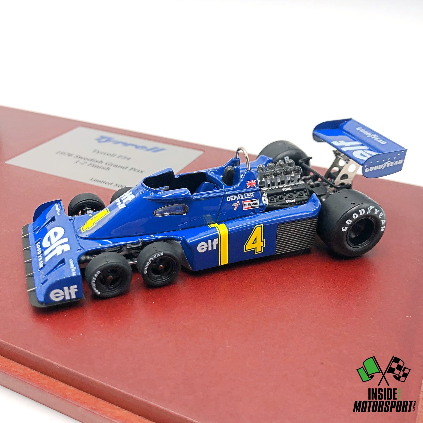 Tyrrell - 2 x F1 P34 GP Swedish 1976 - TrueScale Miniatures 1/43