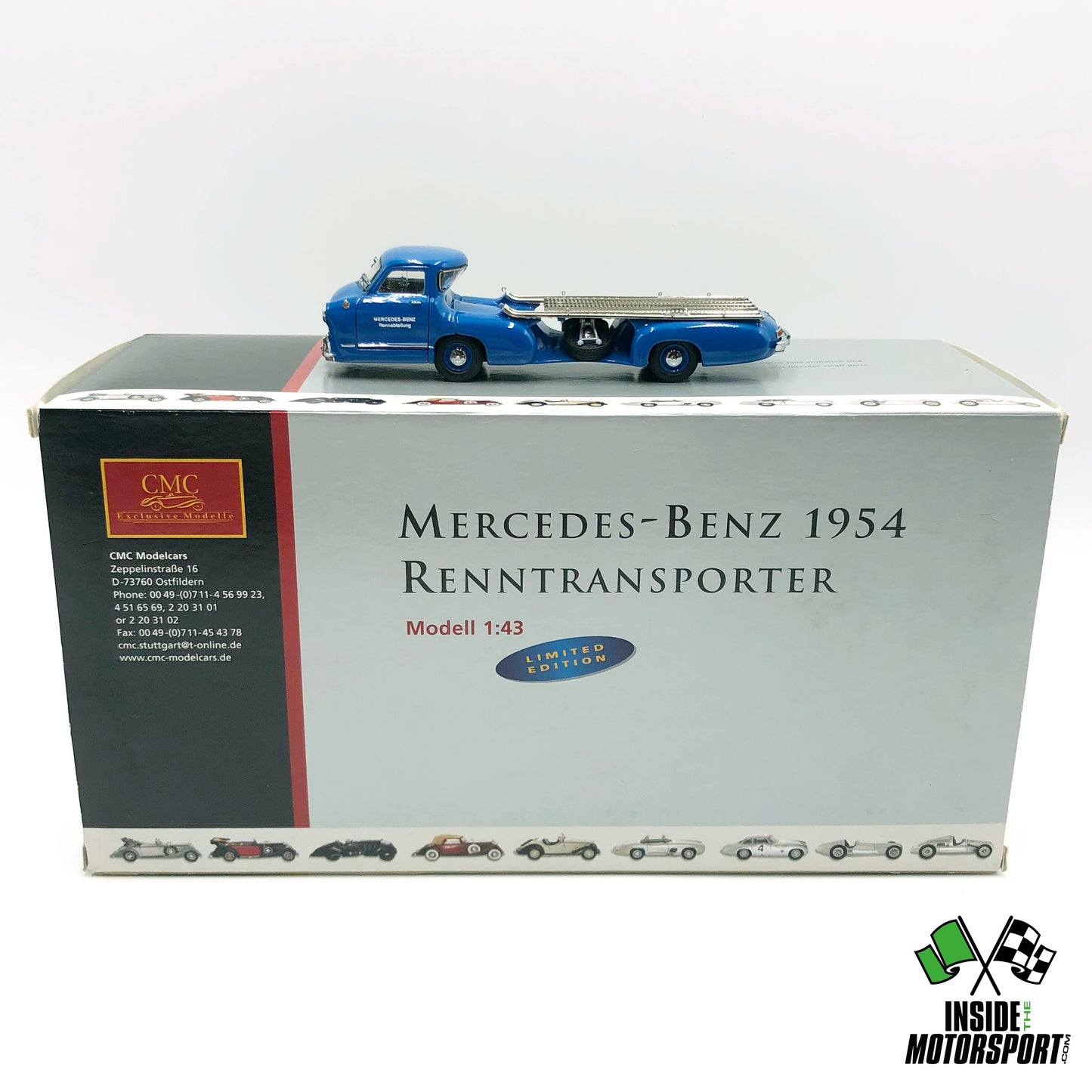 Mercedes-Benz Race Car Transporter (Renntransporter), 1954 - CMC 1/43