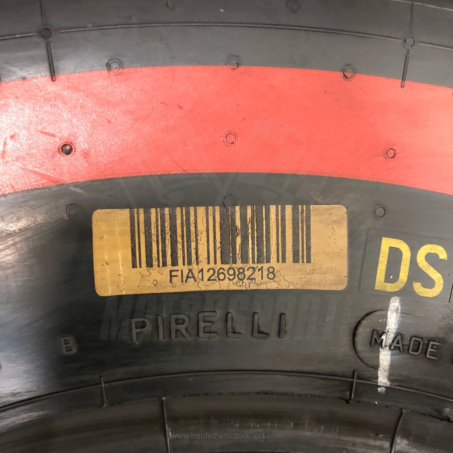 Race Used Pirelli P Zero Red Formula One - Set of 4 tires