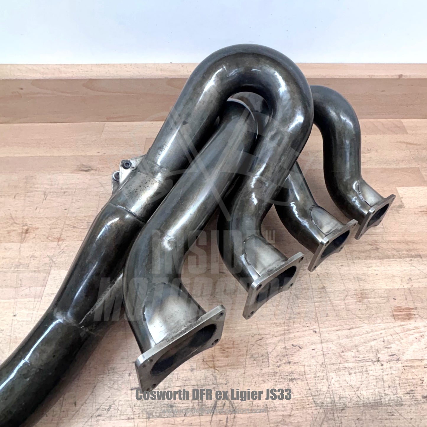 Original Left Exhaust Ford Cosworth DFR V8 Ex. Ligier JS33 (1989)