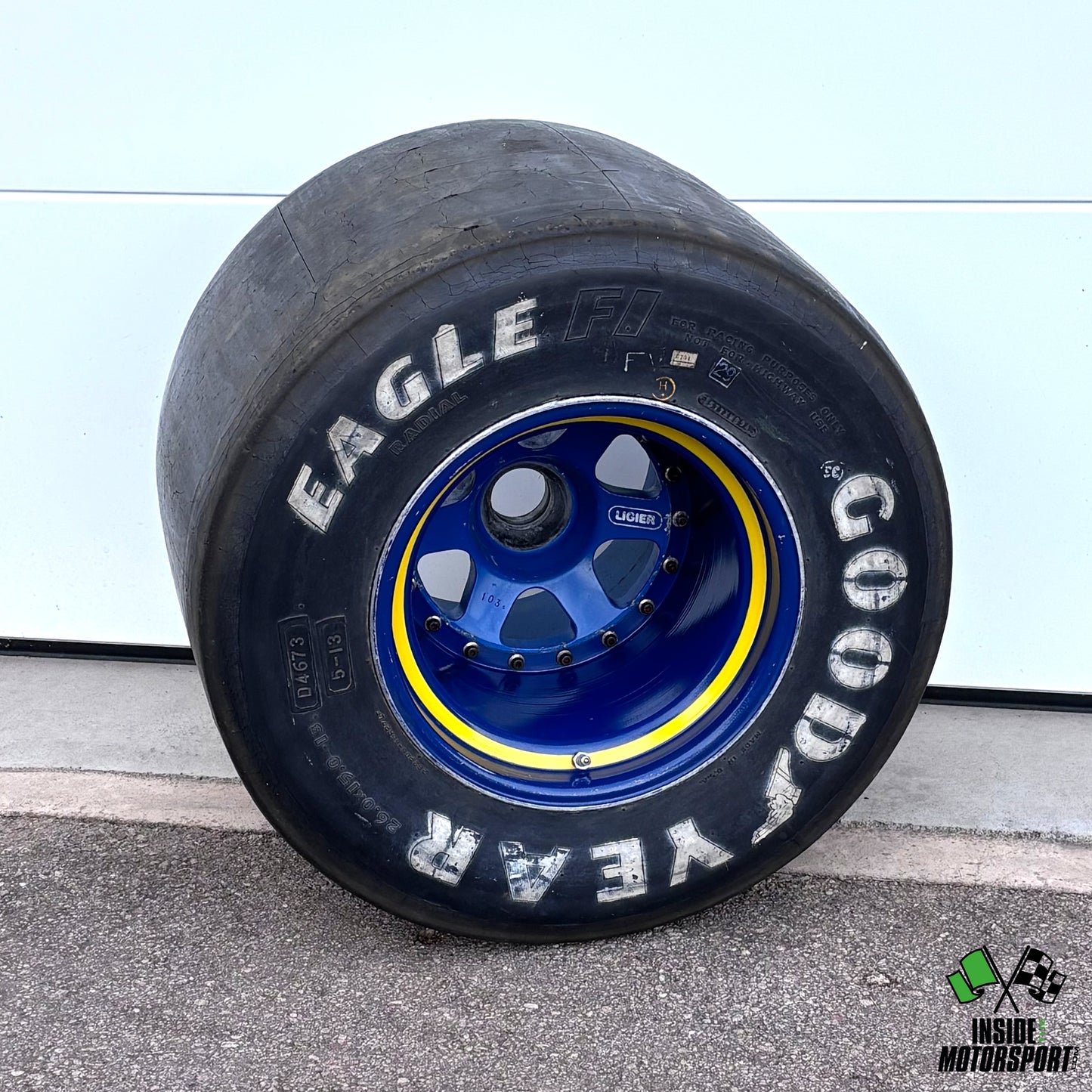 Original Race-Used Complete Rear Wheel – Ligier JS29 Formula 1 - 1987