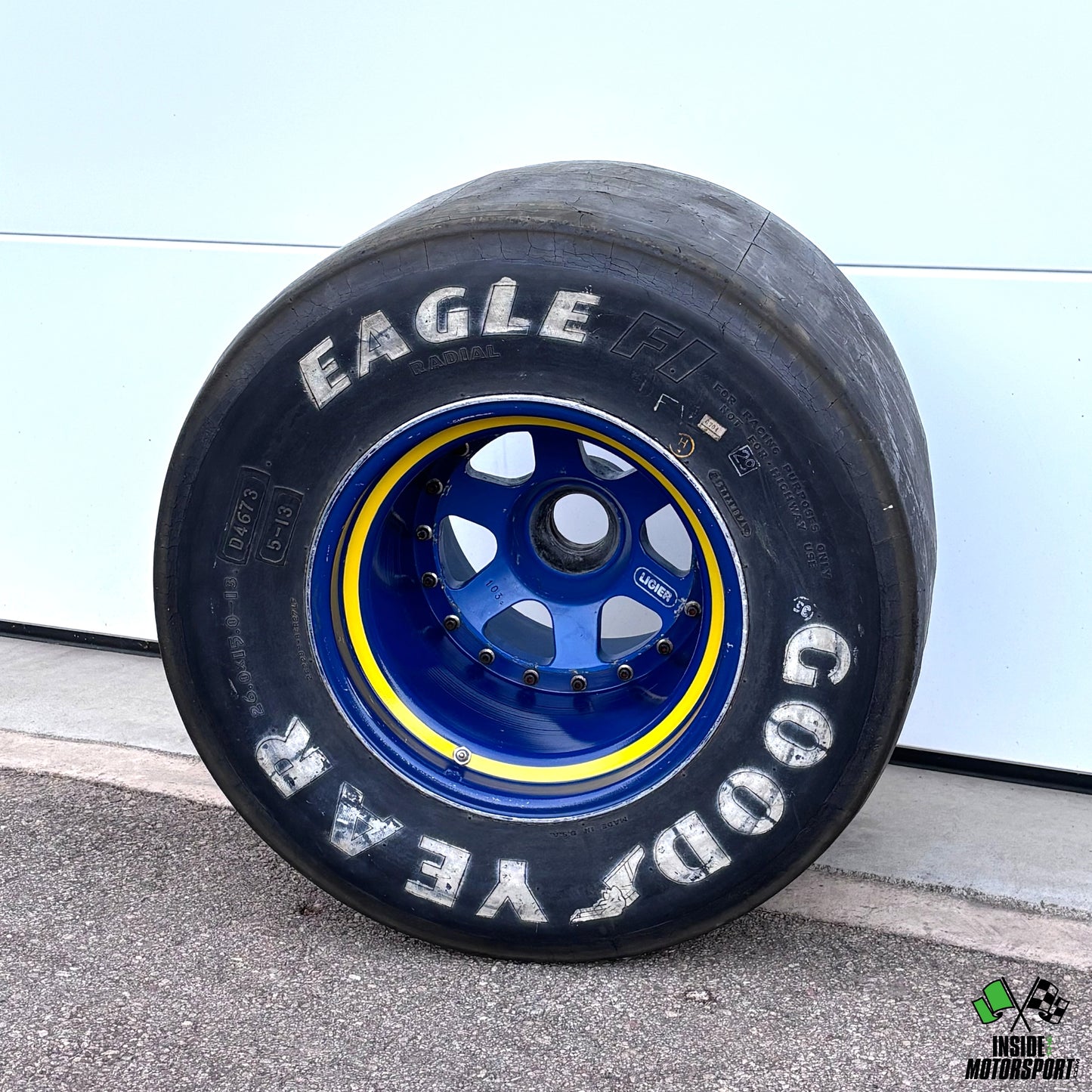 Original Race-Used Complete Rear Wheel – Ligier JS29 Formula 1 - 1987