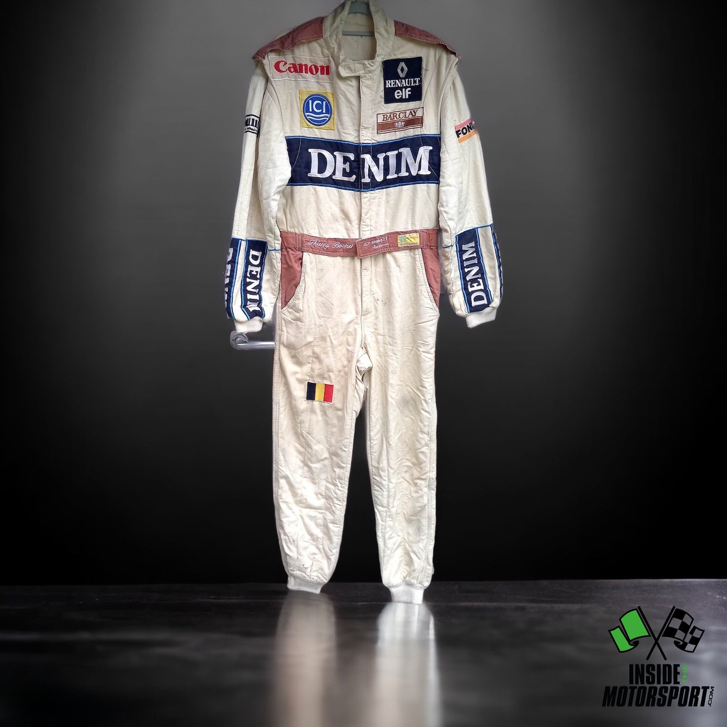 1989 Thierry Boutsen Race Suit - Williams F1 - Renault F1