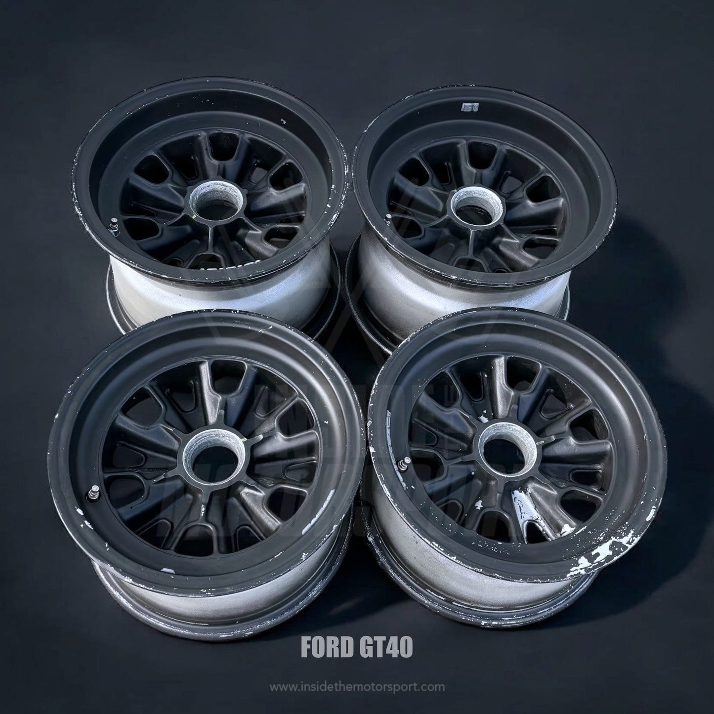 Set Aluminium Halibrand Rims Ford GT40 MKII - 1966