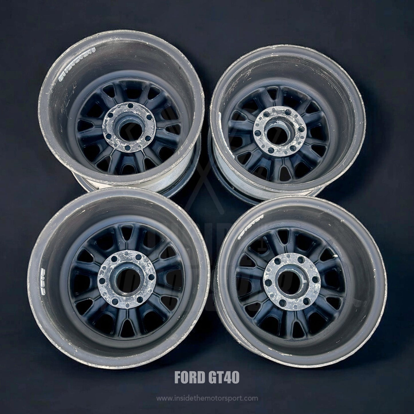 Set Aluminium Halibrand Rims Ford GT40 MKII - 1966