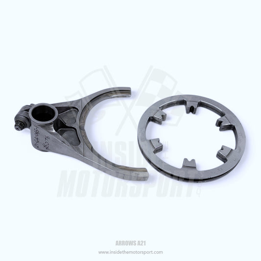 Race Used Gearbox Fork & Dog Ring - Arrows A21 F1 - 2000