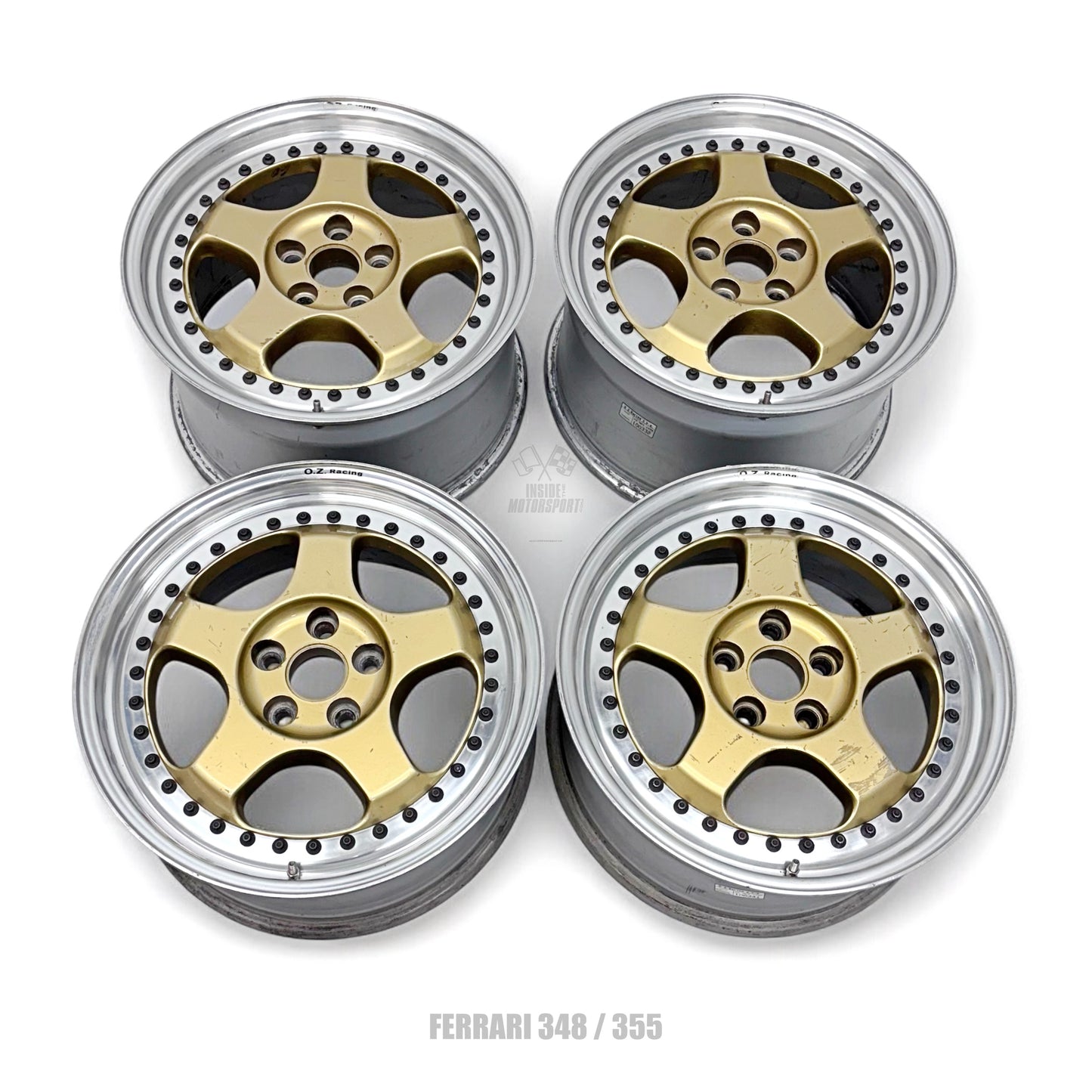 Set of OZ Racing rims 3 pieces for Ferrari F348 - F355