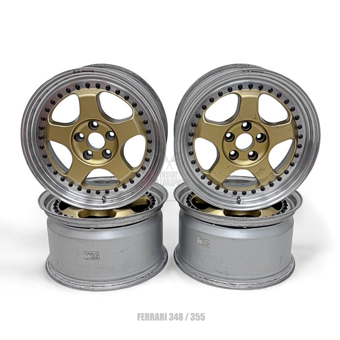 Set of OZ Racing rims 3 pieces for Ferrari F348 - F355