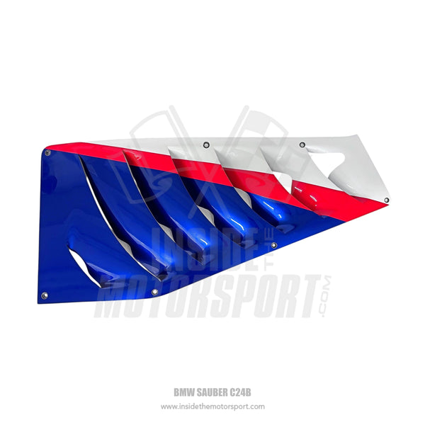 Carbon Left Hood Louver Engine Cover - 7 Openings - BMW Sauber C24B ...