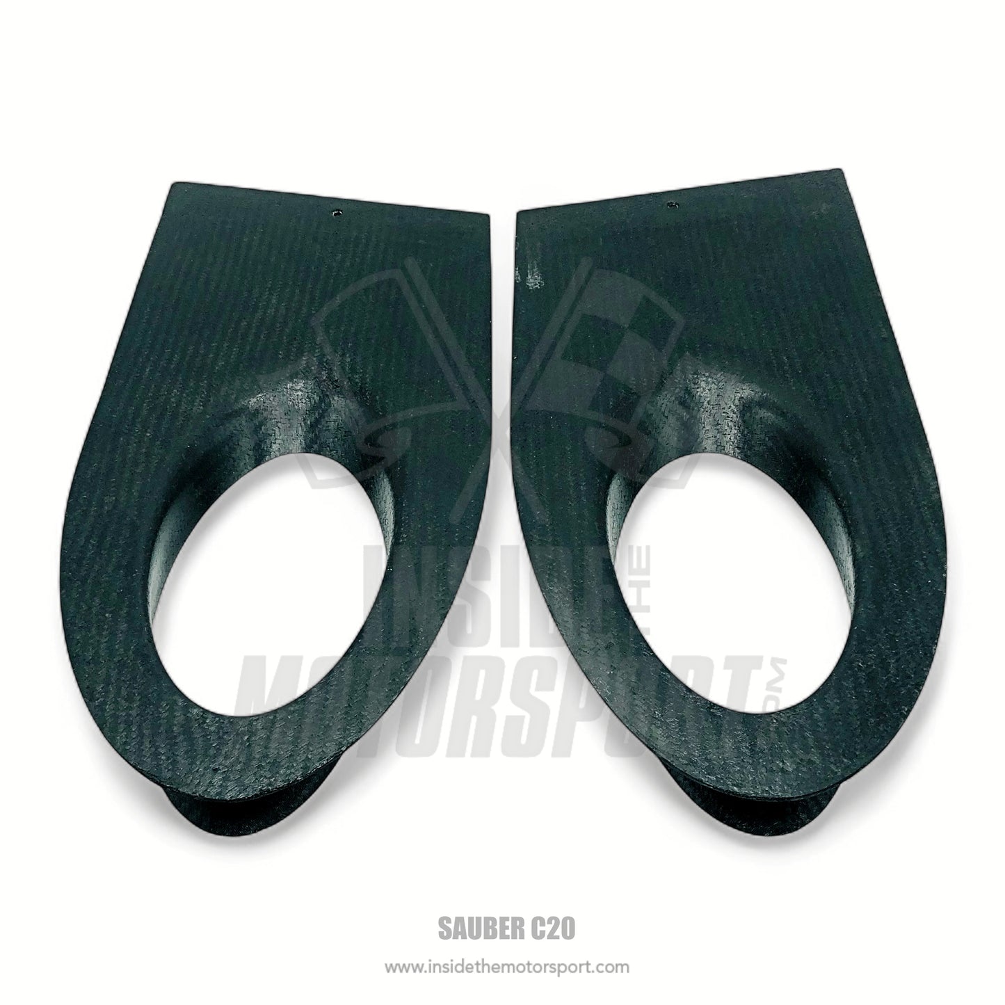 Carbon Exhaust Covers (Left & Right) - Sauber C20 F1 - 2001