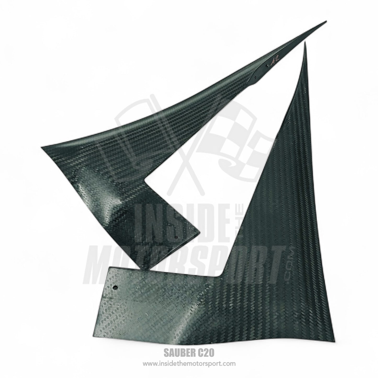 Carbon Front Wing Fences (Left & Right) - Sauber C20 F1 - 2001