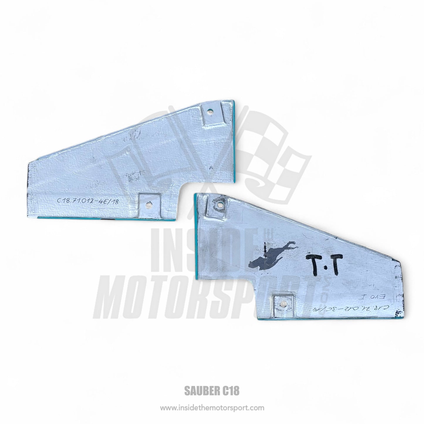 Carbon Engine Cover Elements (Left & Right) - Sauber C18 F1 - 1999