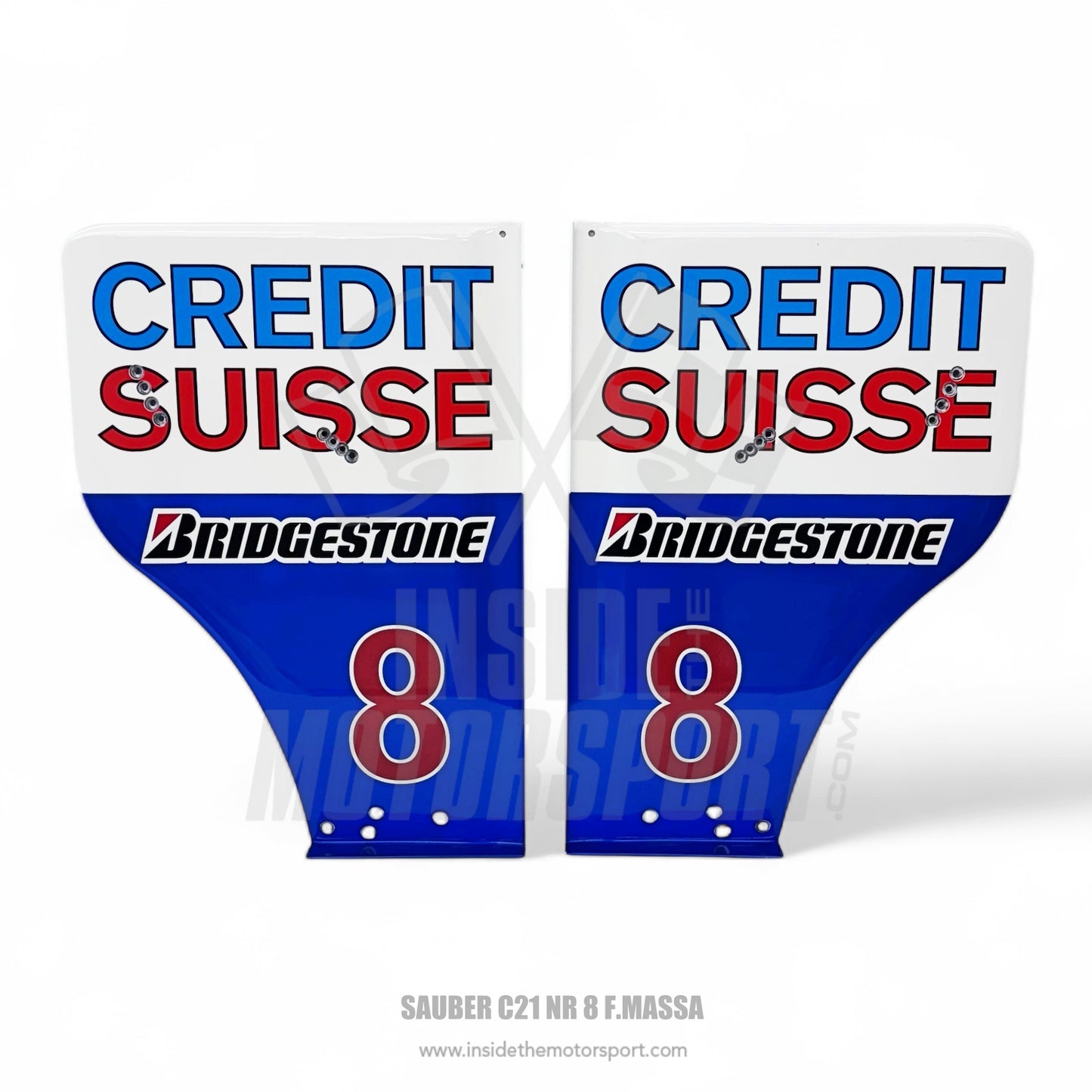 Carbon Rear Wing End Plates (Left & Right) - Sauber C21 - 2002
