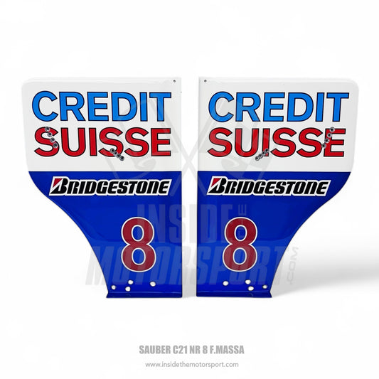 Carbon Rear Wing End Plates (Left & Right) - Sauber C21 - 2002