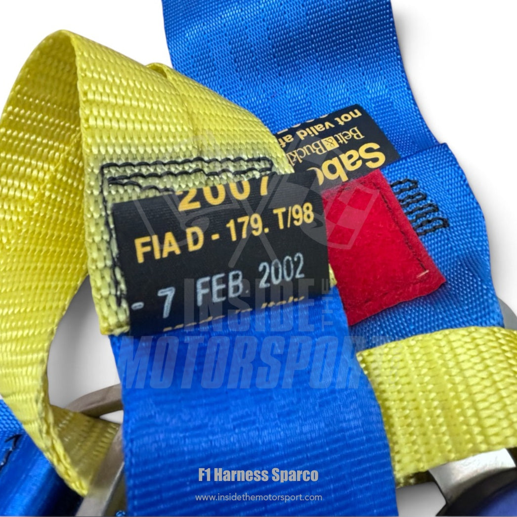 Sparco 6-Point Harness / Belt – Sauber Petronas C21 Formula One 2002