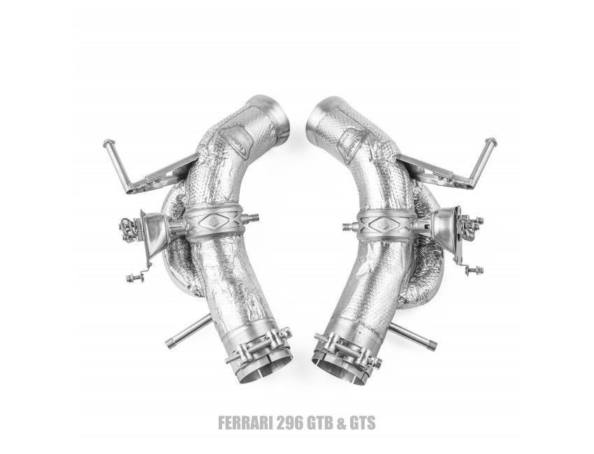 Tubi Style Ferrari 296 GTB & GTS Racetrack Inconel Kit with Muffler, Valves and GPF Emulator (2021-....)