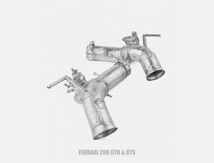 Tubi Style Ferrari 296 GTB & GTS Racetrack Inconel Kit with Muffler, Valves and GPF Emulator (2021-....)