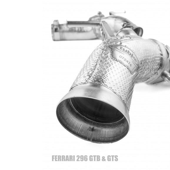 Tubi Style Ferrari 296 GTB & GTS Racetrack Inconel Kit with Muffler, Valves and GPF Emulator (2021-....)