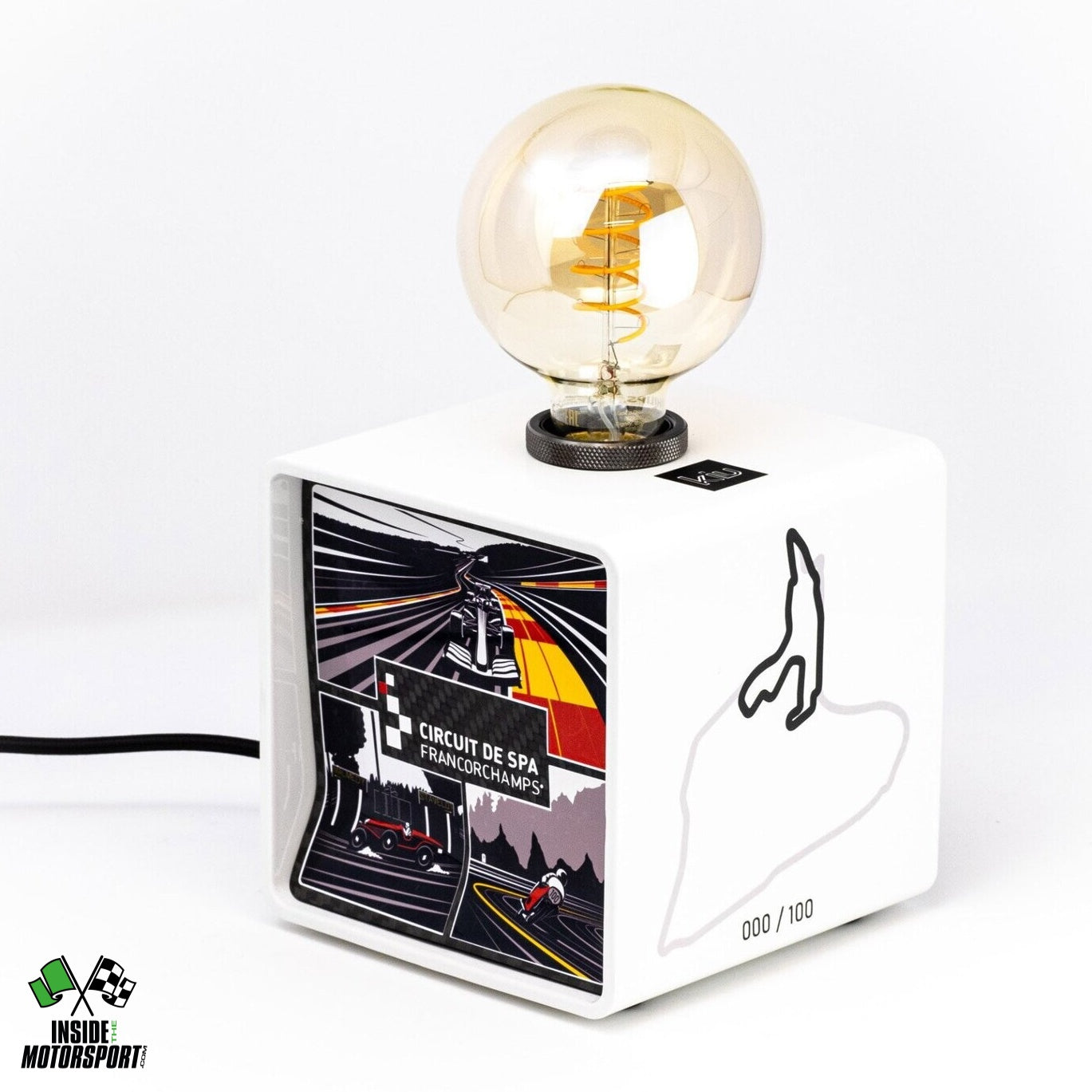 Kiu Lamp CUBE 150 Limited series 100 years Spa Francorchamps