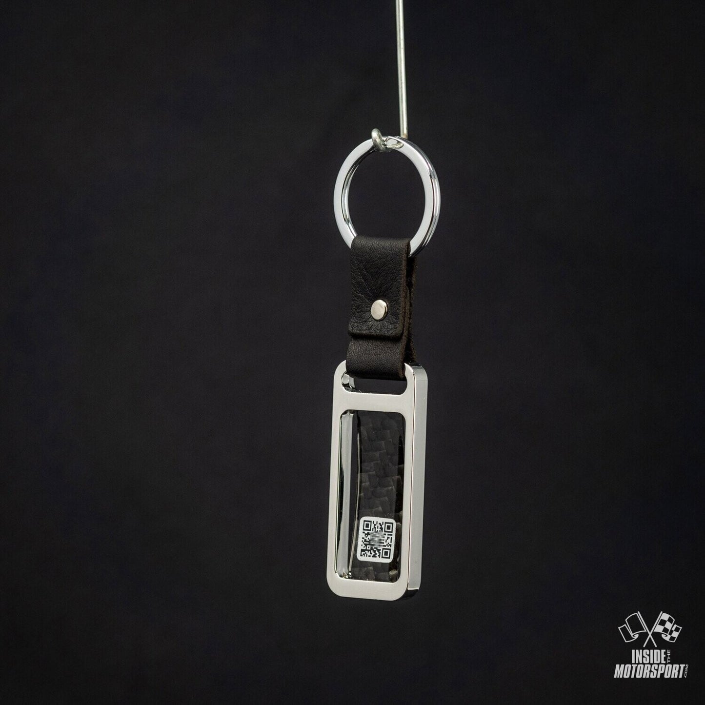 Metal/carbon key ring RC-02G