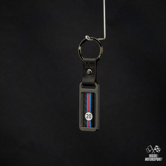 Metal/carbon key ring RC-01B