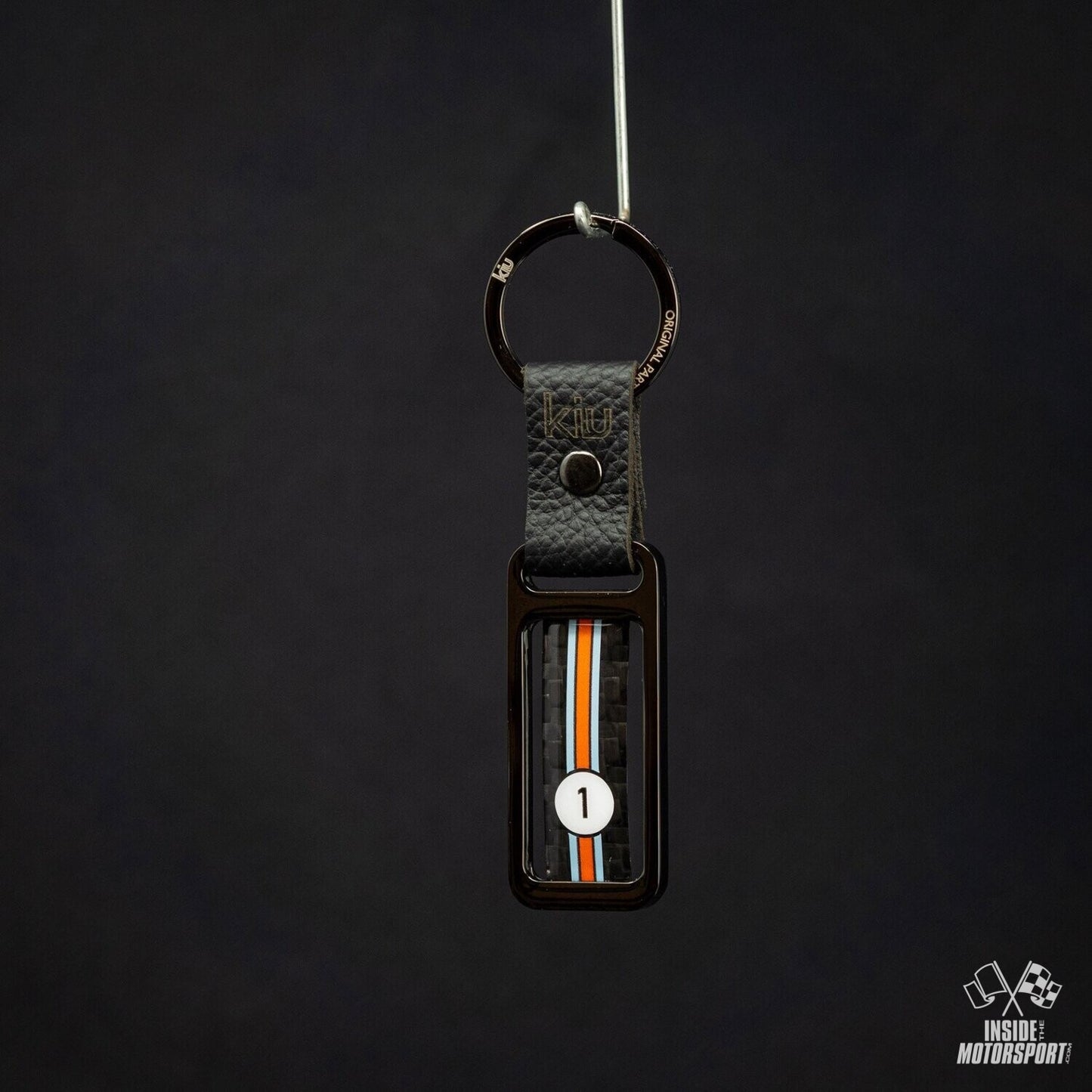 Metal/carbon key ring RC-02B