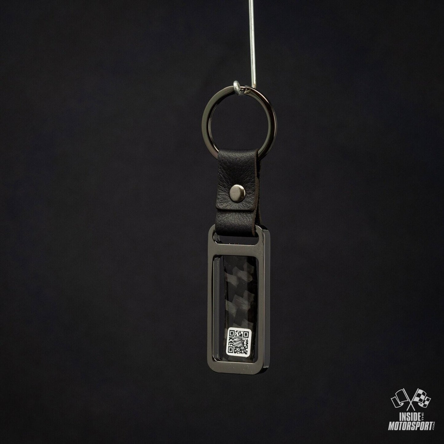 Metal/carbon key ring RC-01B