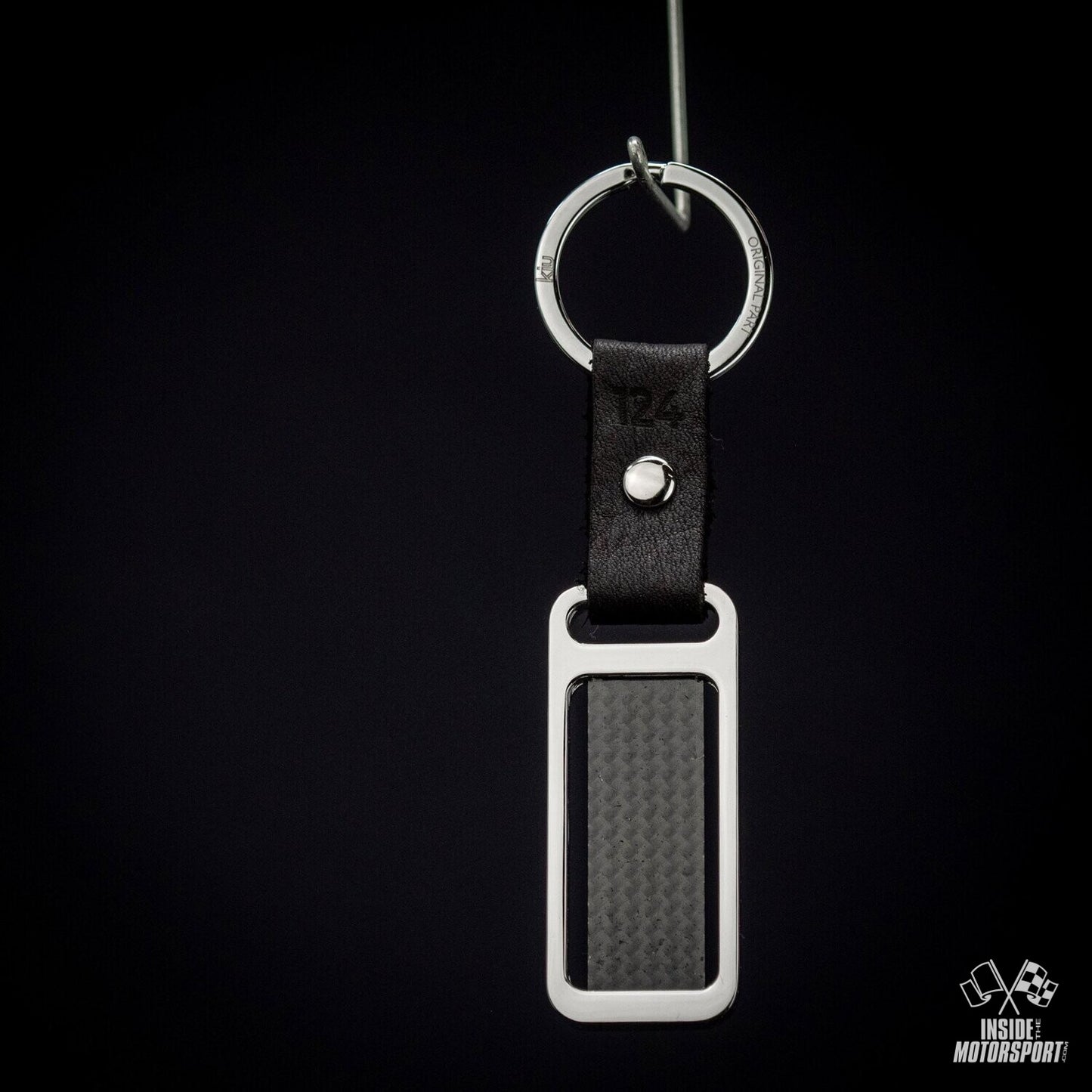 TDS Racing x Vaillante matte metal/carbon key ring