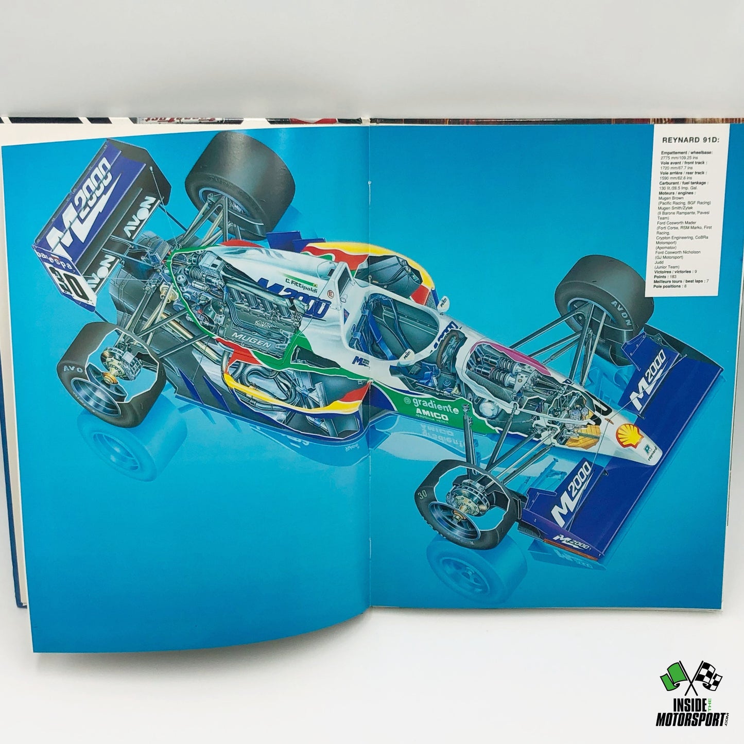 L'Année Formule 3000 Saison 1991 - F3000 Yearbook - French & English - Used