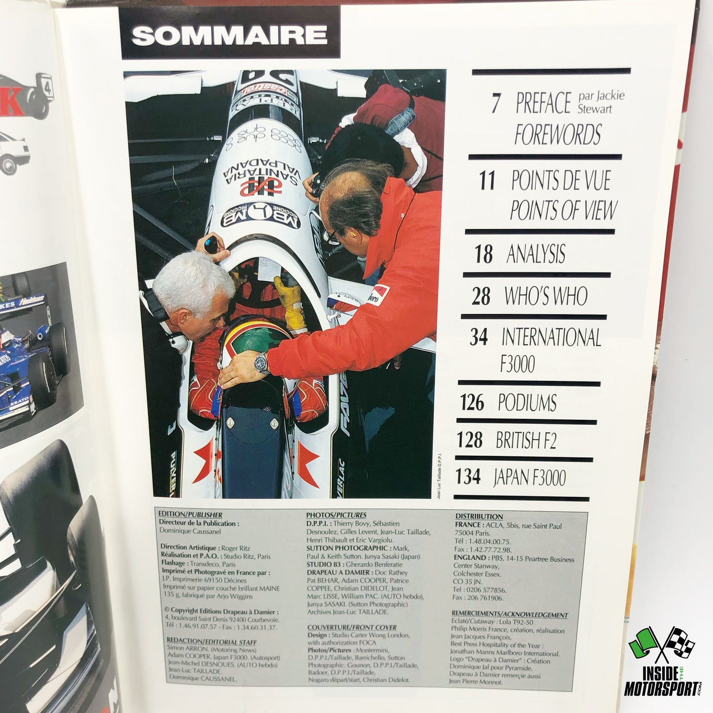 L'Année Formule 3000 Saison 1992 - F3000 Yearbook 1992 - French & English - Used