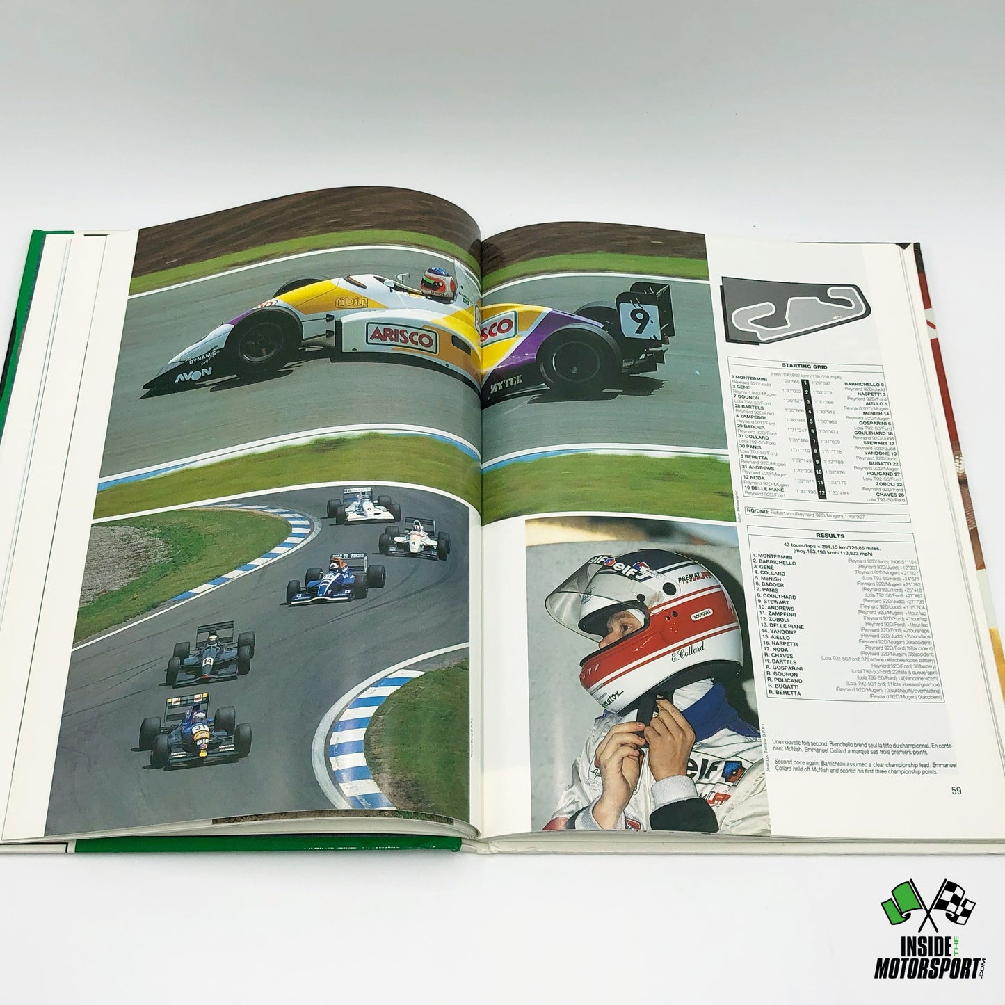 L'Année Formule 3000 Saison 1992 - F3000 Yearbook 1992 - French & English - Used