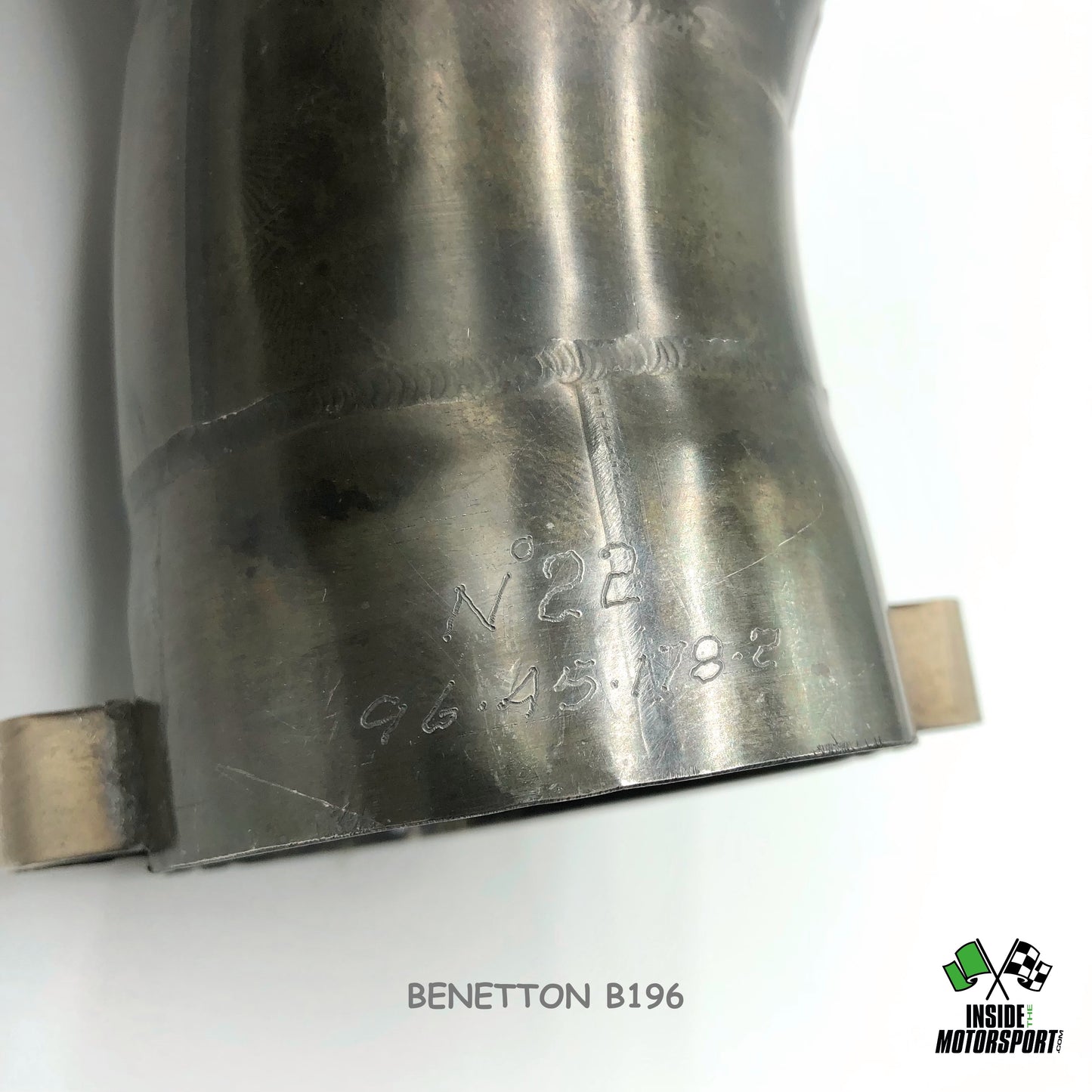 Exhaust Manifold V10 (right) of a Renault-Powered (RS8) Benetton B196 - 1996